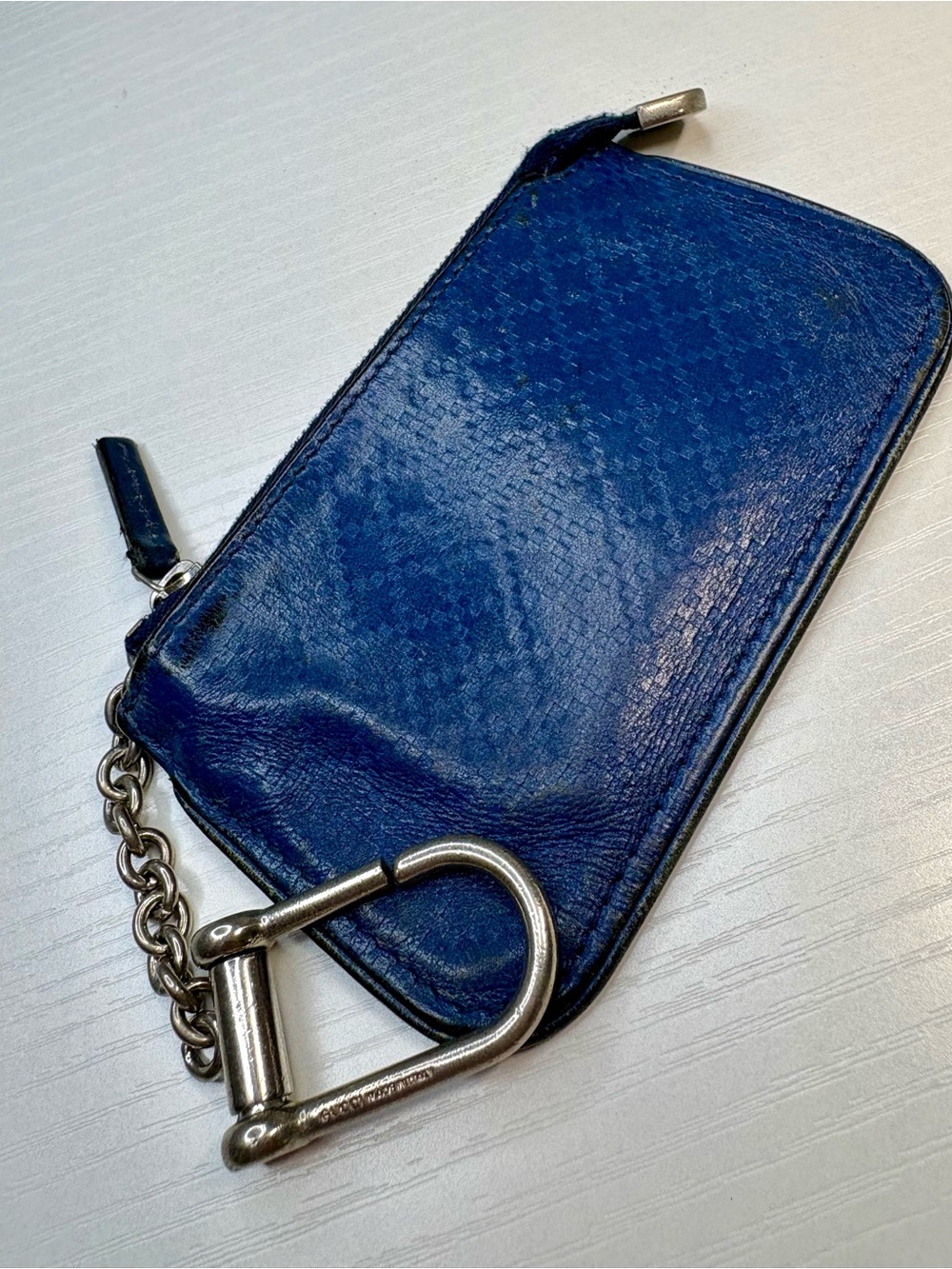 Gucci Vintage Leather Key Cles